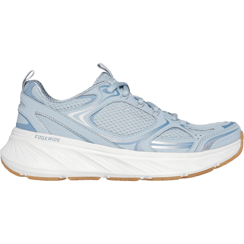 Skechers Edgeride Silver Eclipse Synthetic Women's Blue Sneakers