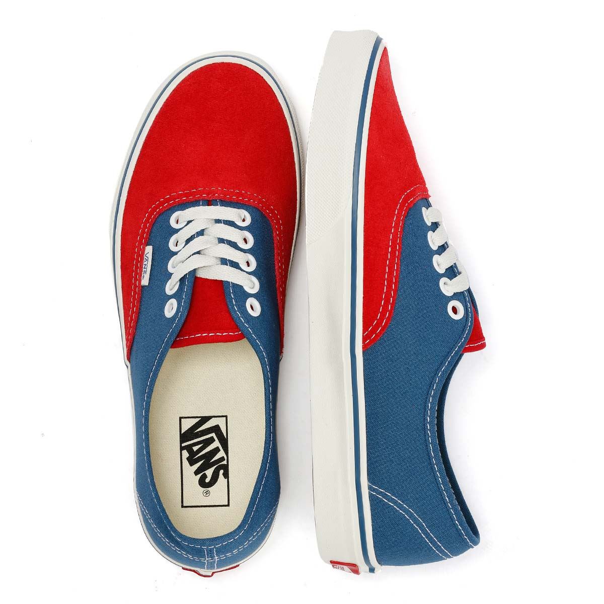 Vans Authentic Primary Racing Red Sneakers