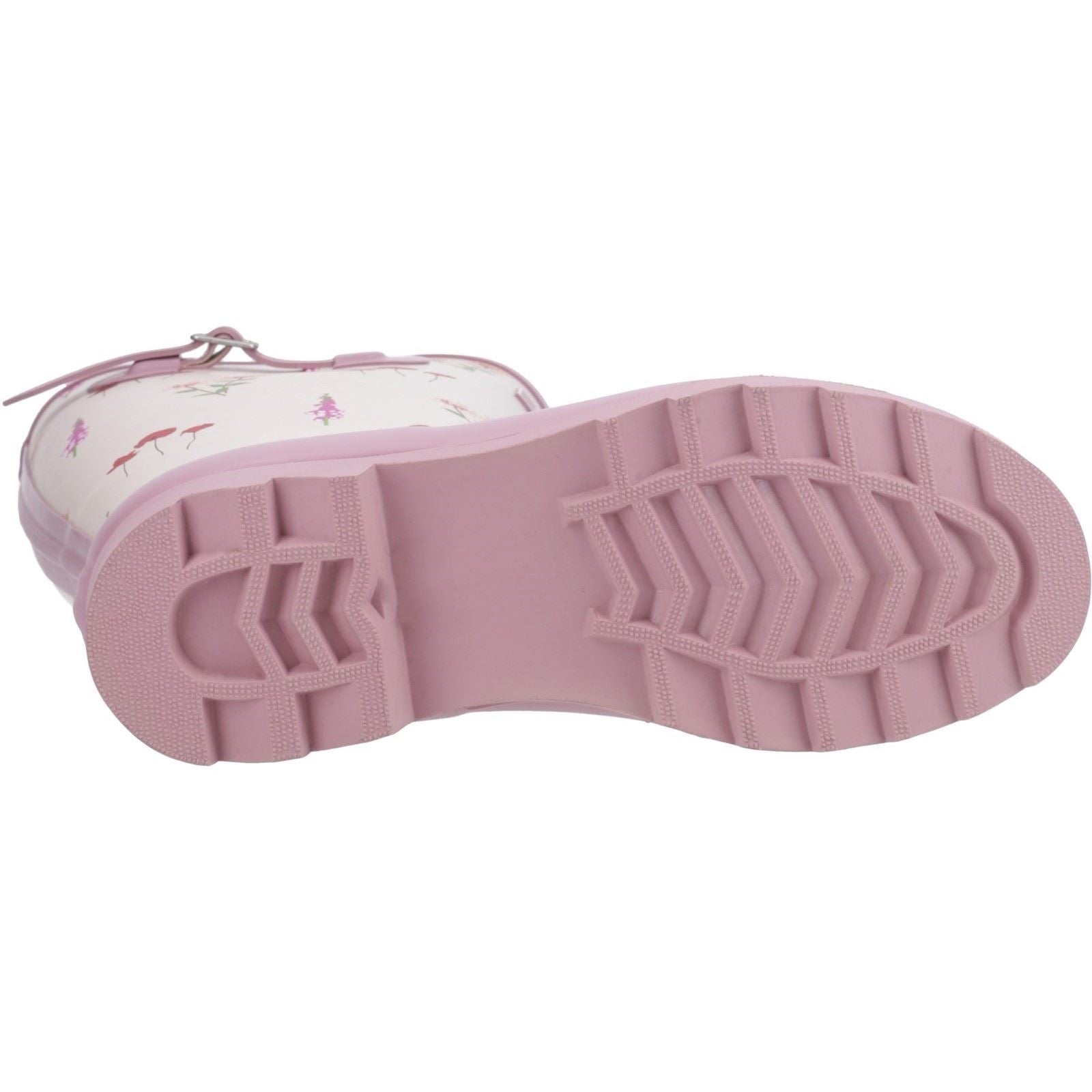 Cotswold Wildflower Tall Rubber Women's Pink Wellington Boots
