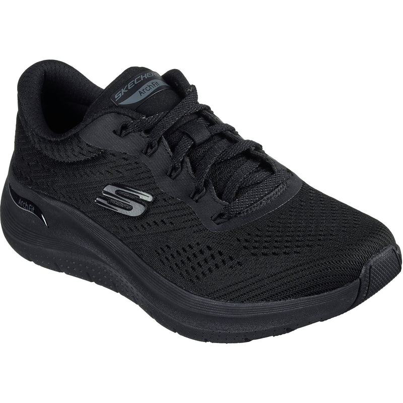 Skechers Arch Fit 2.0 Big League Synthetic Women's Black Sneakers