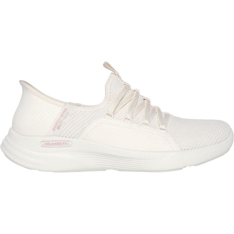 Skechers Relaxed Fit Sport - Ballet Chic Textile Women's Off White Sneakers