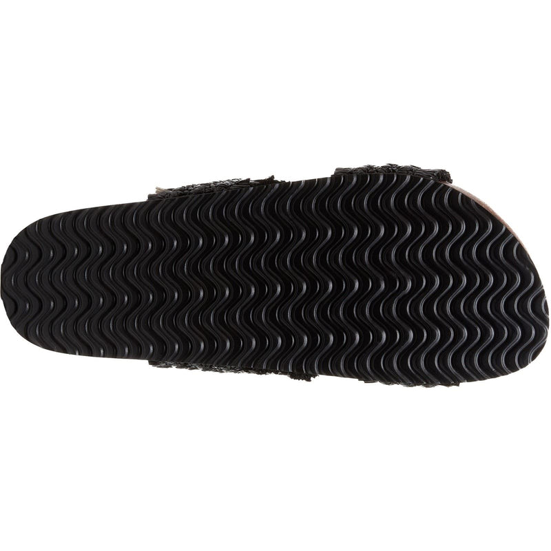 Rocket Dog Aruba Raffia Textile Women's Black Sandals