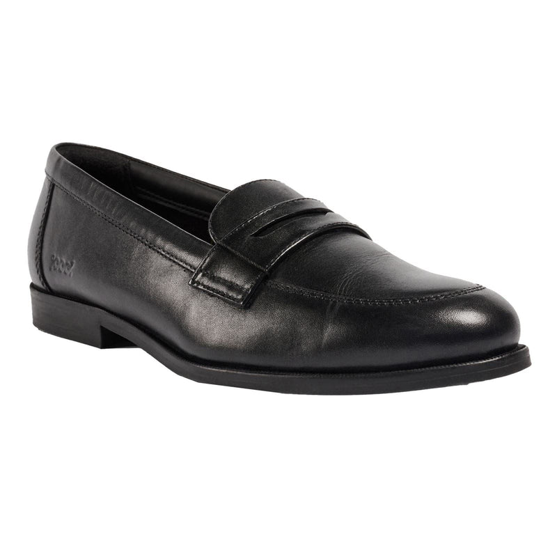Pod Islay Leather Girls's Black Loafers
