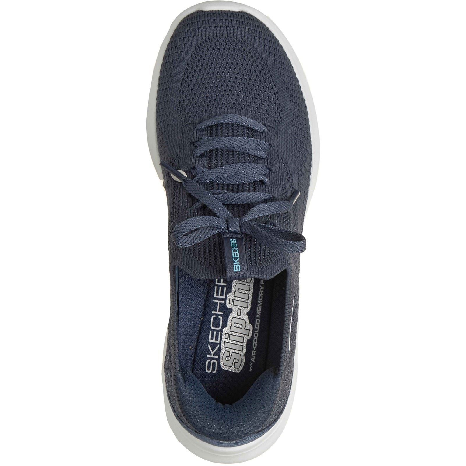 Skechers Ultra Flex 4.0 Textile Women's Navy Standard Trainers