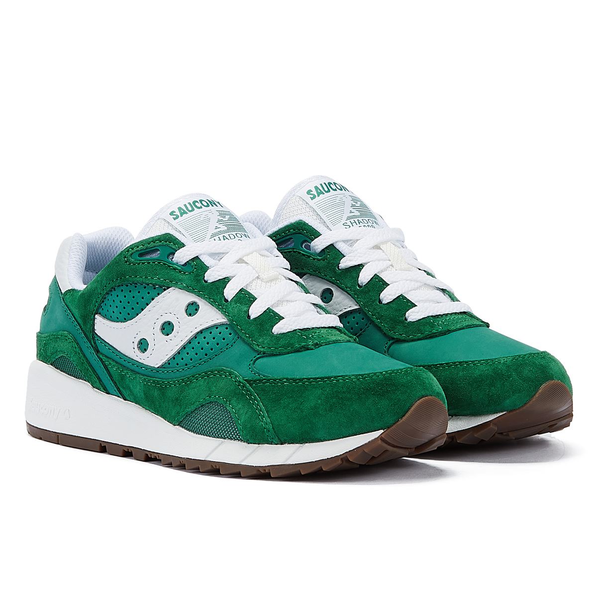 Saucony Shadow 6000 Green/White Sneakers