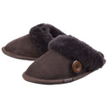 Cotswold Lechlade Leather Women's Chocolate Mules