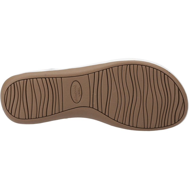 Hush Puppies Susanna Leather Women's Taupe Sandals