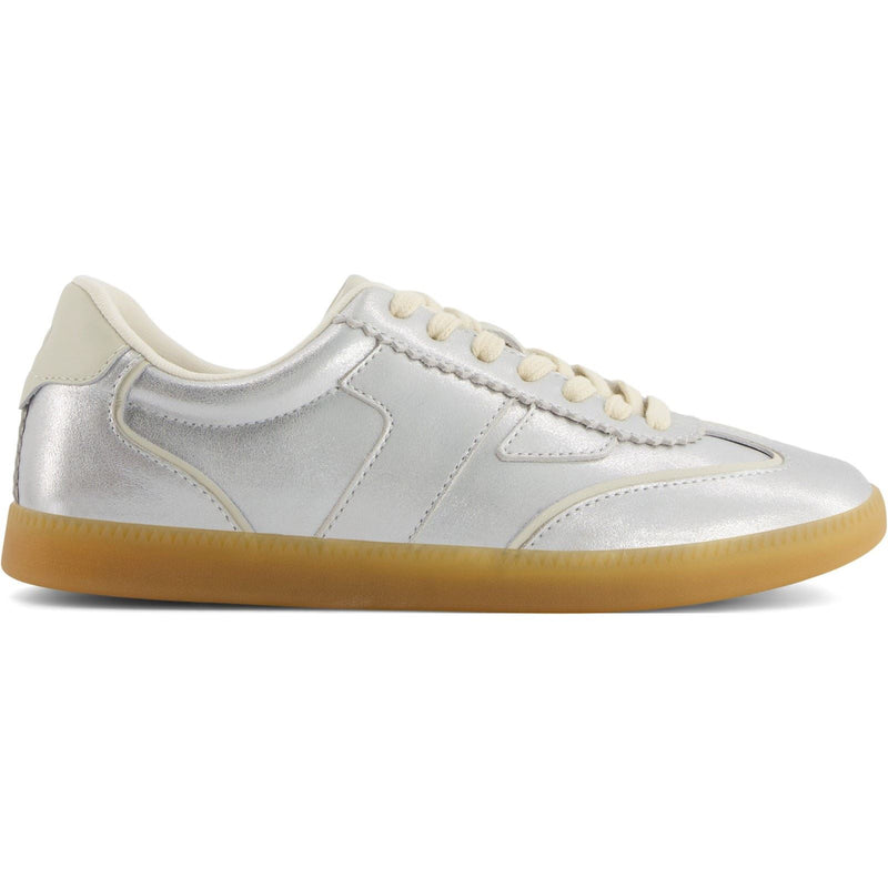 TOMS Collins Leather Women's Silver Sneakers