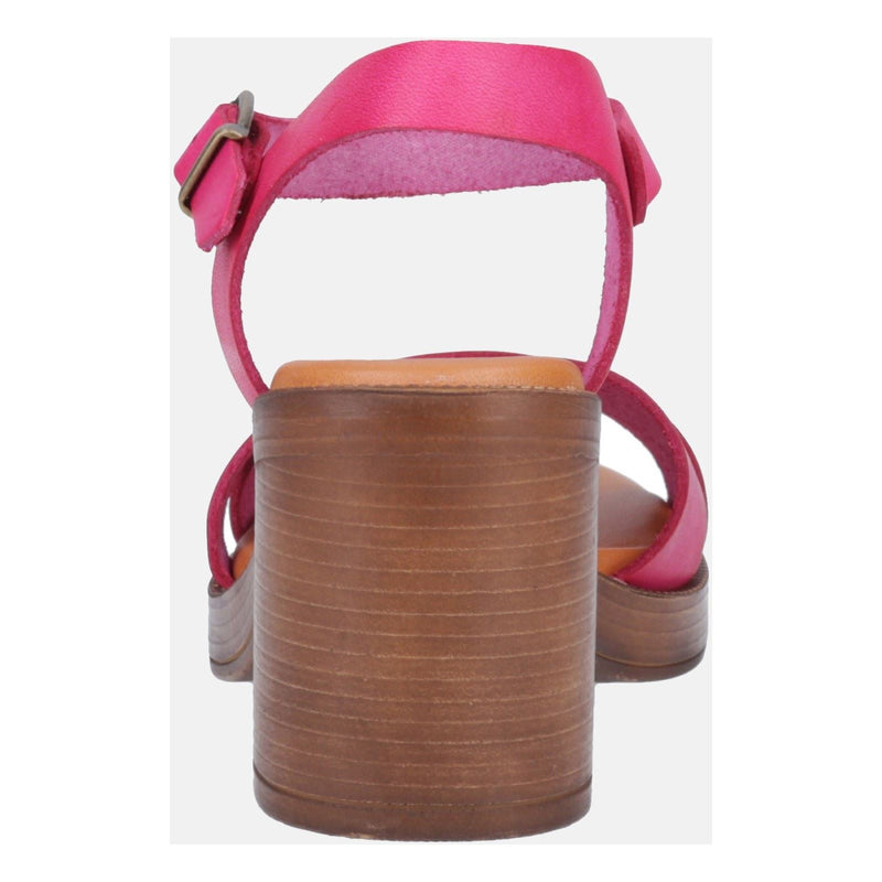 Hush Puppies Georgia Leather Women's Pink Sandals