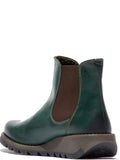 Fly London Salv Leather Women's Petrol Boots