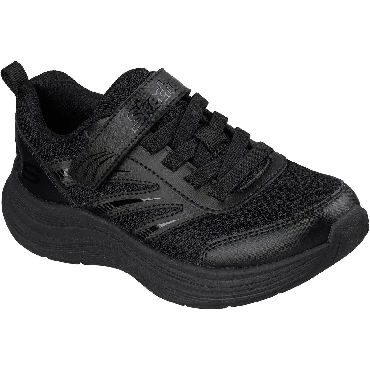 Skechers Streamline Girl's Black Trainers