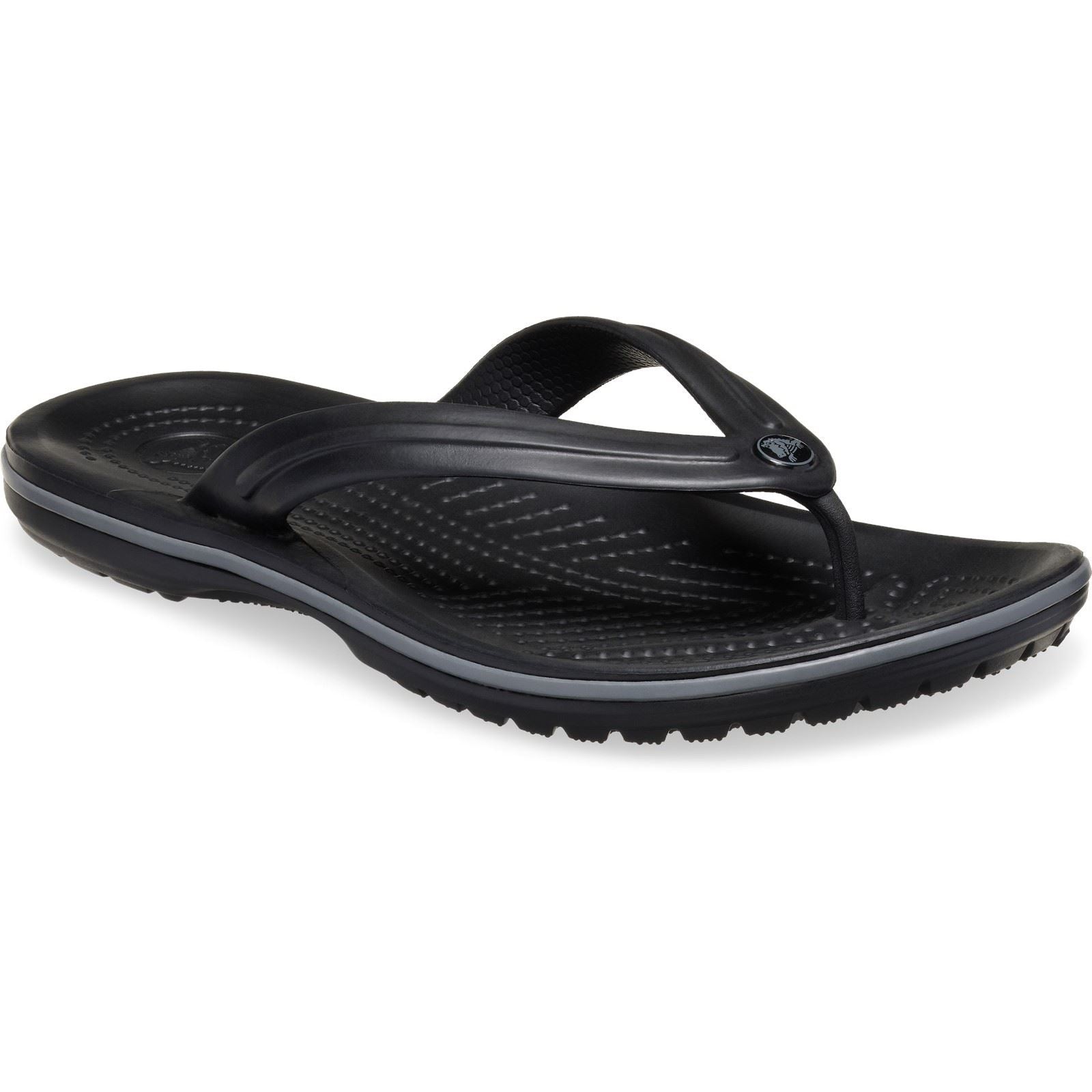 Crocs Crocband Rubber Black/Slate Grey Slides