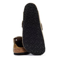 Birkenstock Boston Braided Taupe Suede Regular Clogs