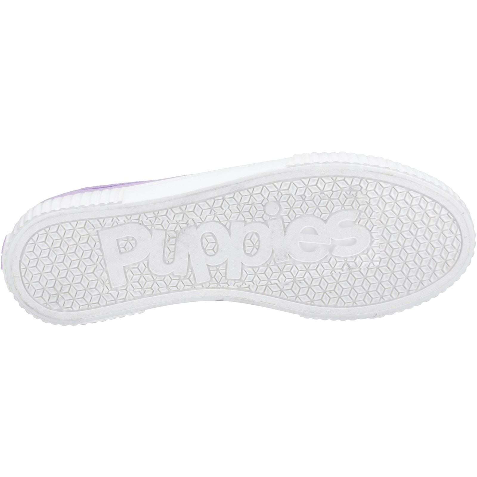 Hush Puppies Freya Canvas Textile Women's Lilac Sneakers
