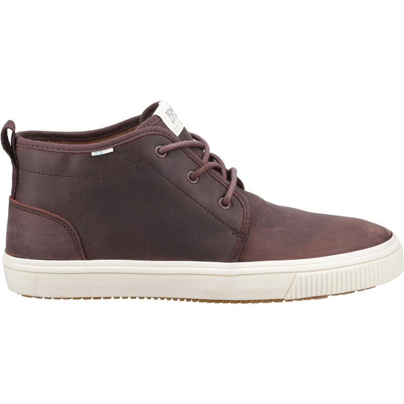 TOMS Carlo Mid Terrain Leather Men's Clover Brown Sneakers