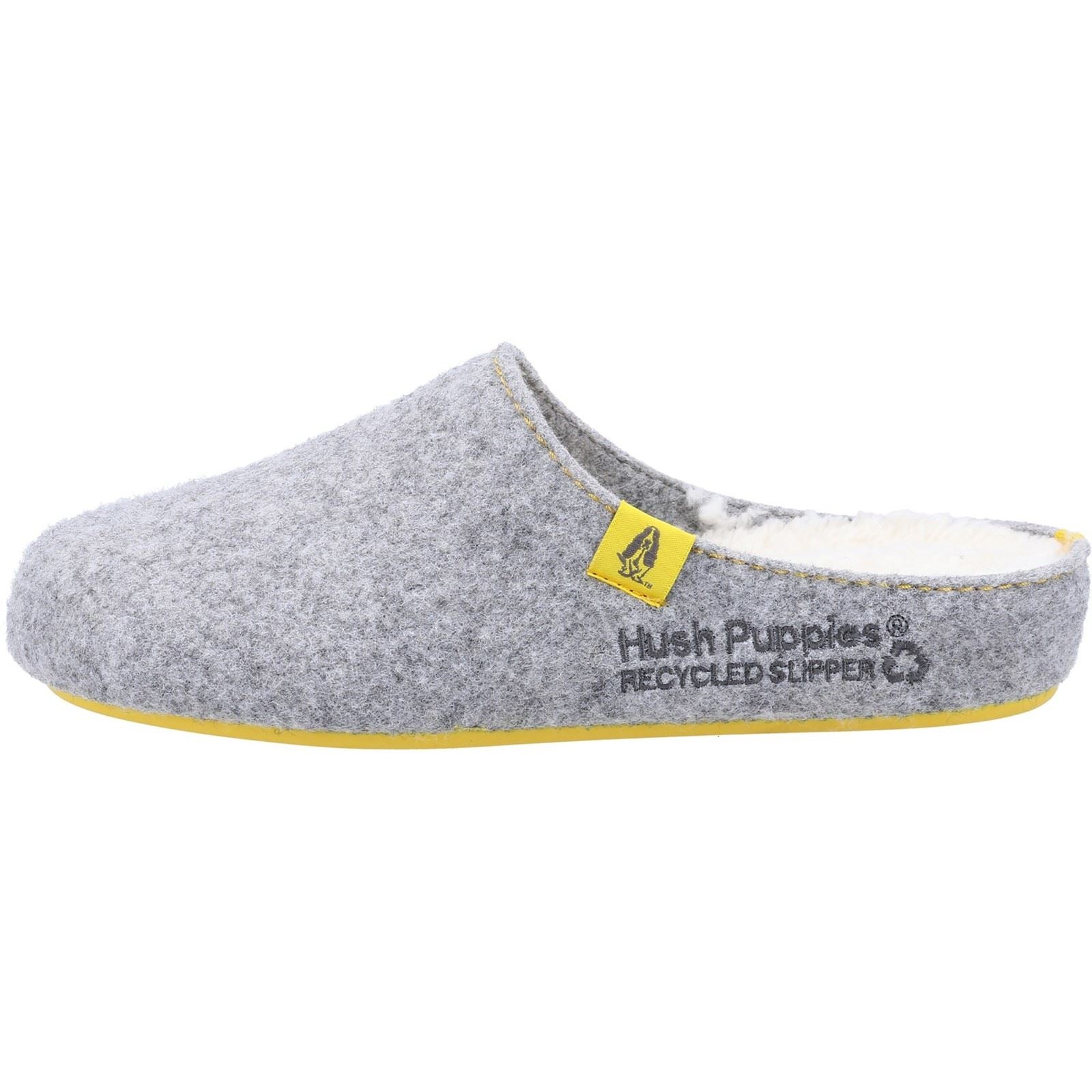 Hush Puppies The Good 90% Recycled RPET Synthetic Women's Grey Slippers