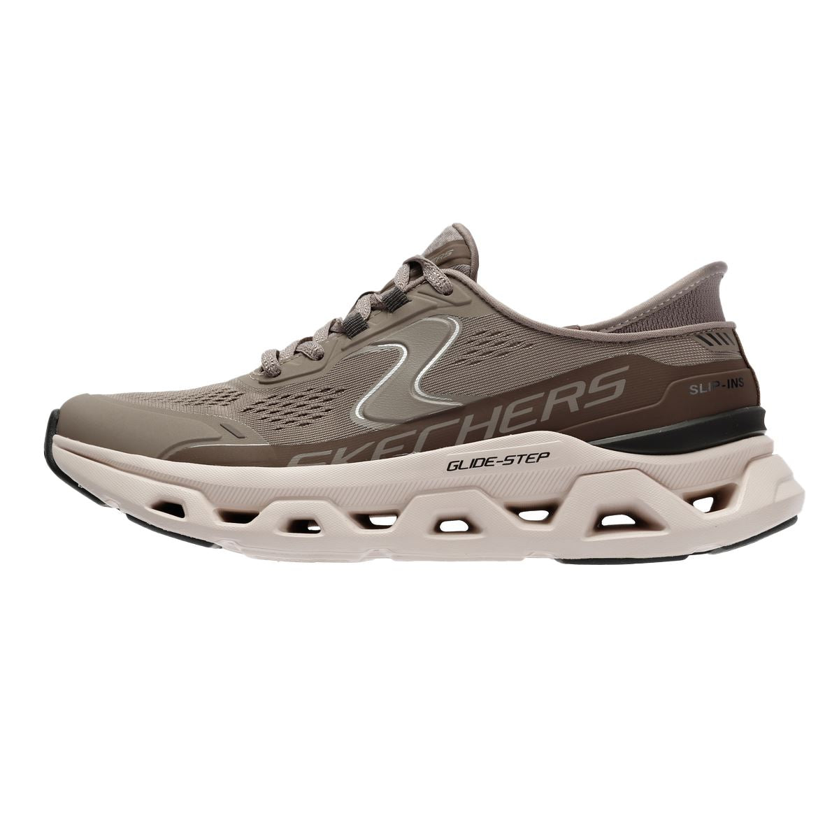 Skechers Slip-Ins Glide Step Altus Mesh Women's Khaki Sneakers