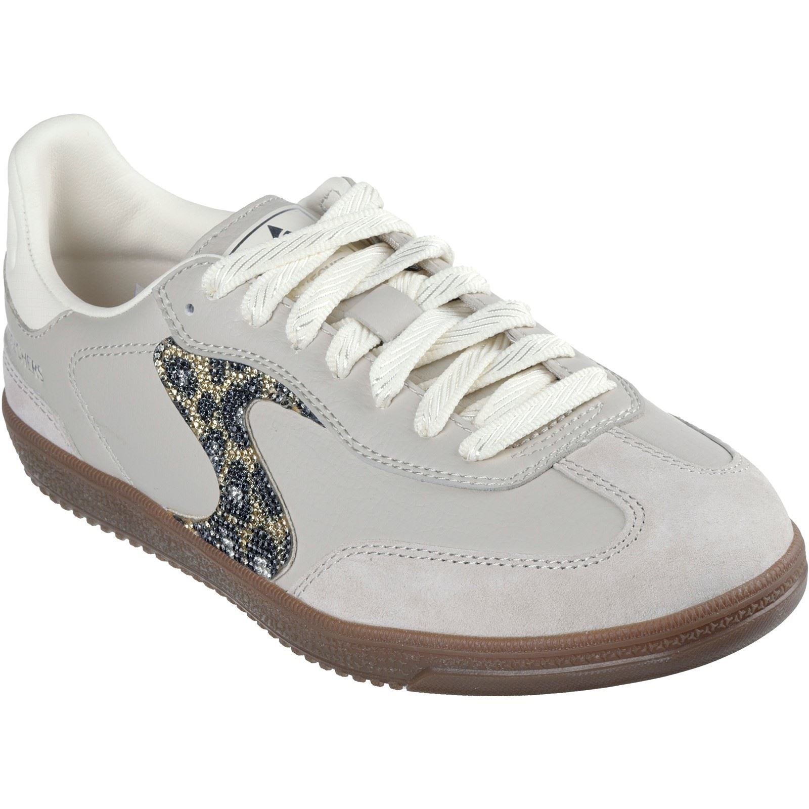 Skechers Hotshot Shimmering Spots Women's Taupe Sneakers