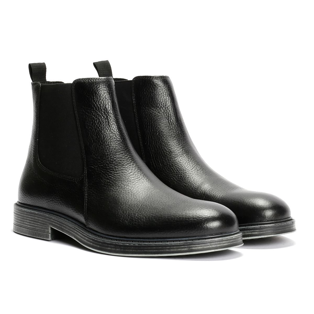 Geox Spherica EC1 Leather Men's Black Boots