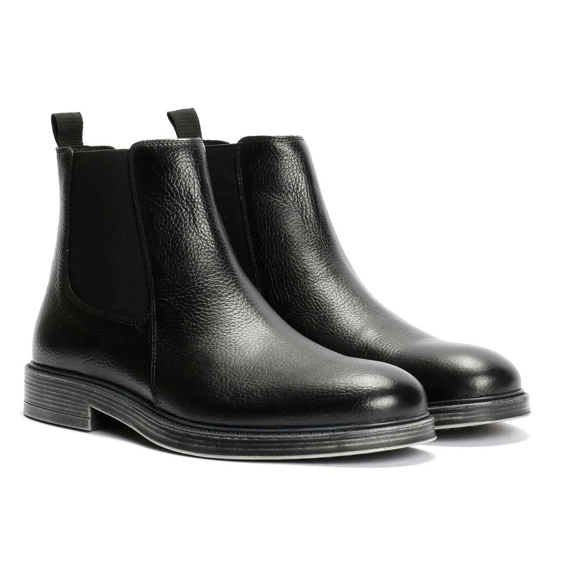 Geox Spherica EC1 Leather Men's Black Boots