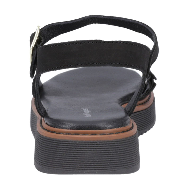 Hush Puppies Cassie Nubuck Women's Black Sandals