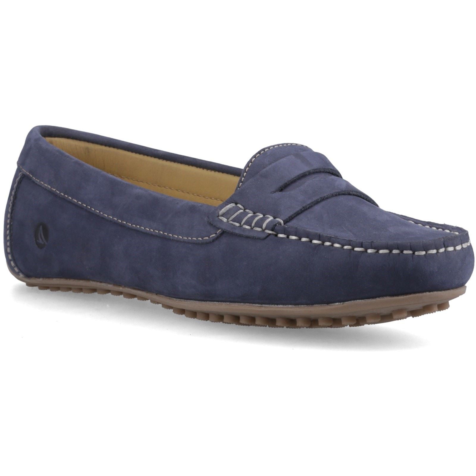 Sperry Tubarao Slip On Nubuck Women's Navy Moccasins Shoes