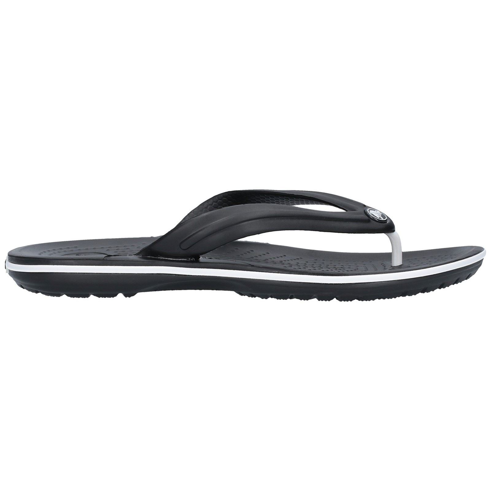 Crocs Crocband Flip Croslite Rubber Black Sandals