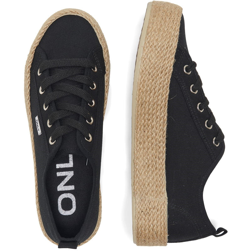 ONLY IDA-1 Cotton Women's Black Sneakers