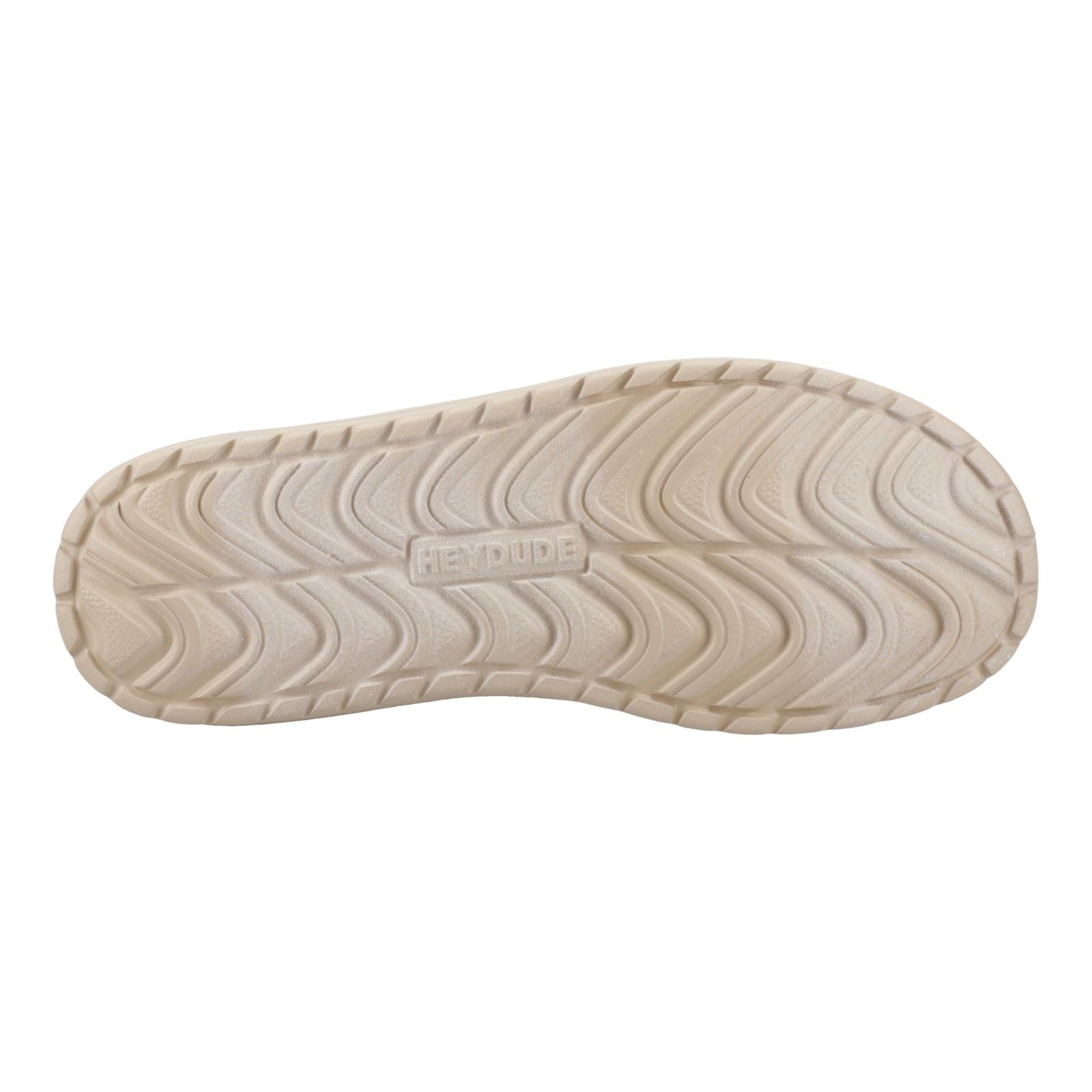HEYDUDE Mikka Jute Linen Men's Black/Irish Cream Moccasins Shoes