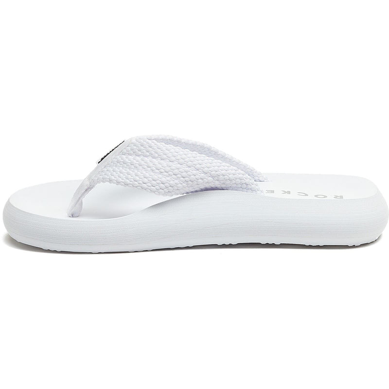 Rocket Dog Sunset Webbing Cotton Women's White Sandals