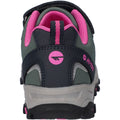 Hi-Tec Blackout Low Synthetic Soft Shell Girls's Dark Forest/India Ink/Pink Hiking Boots