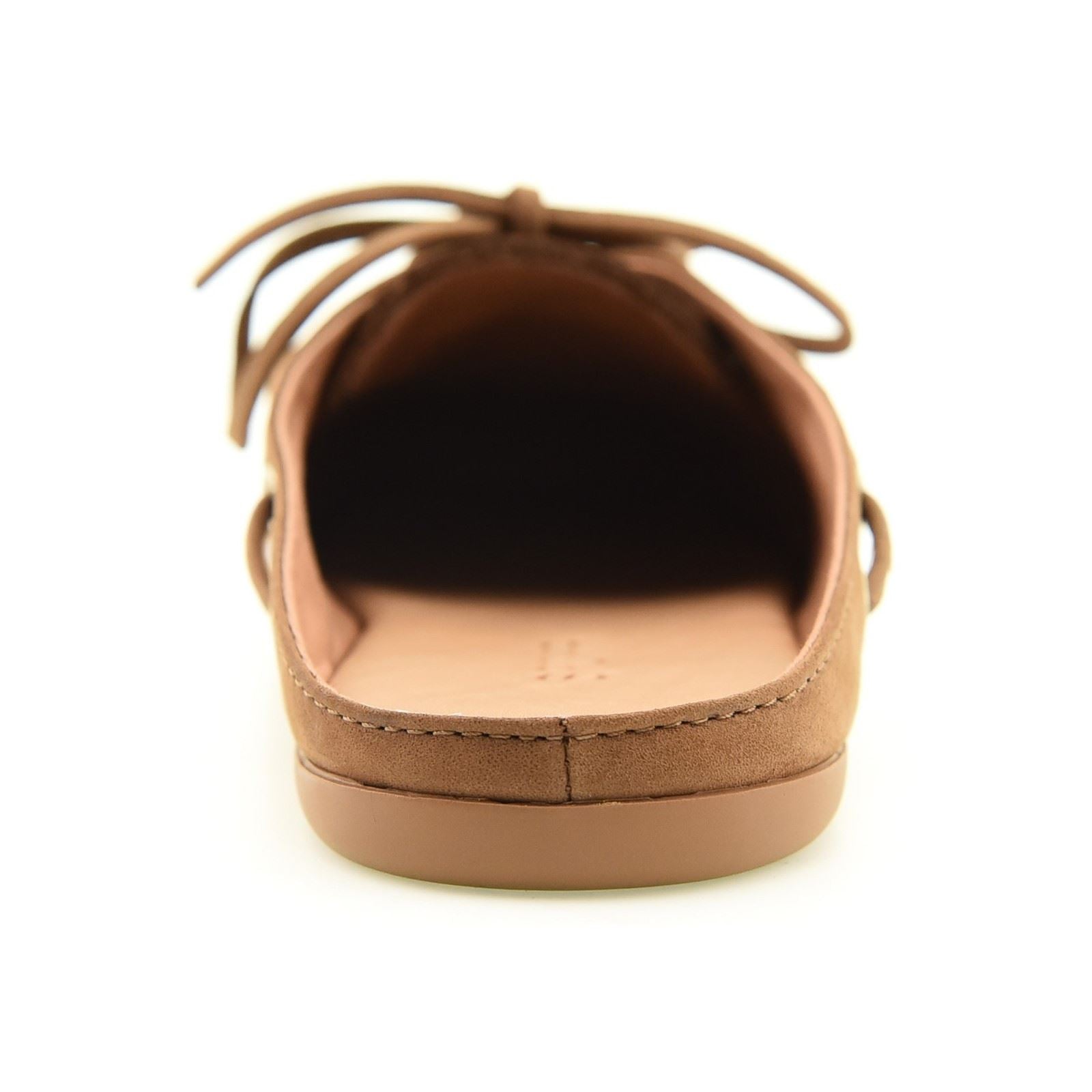 Sperry Slim Leather Women's Tan Mules
