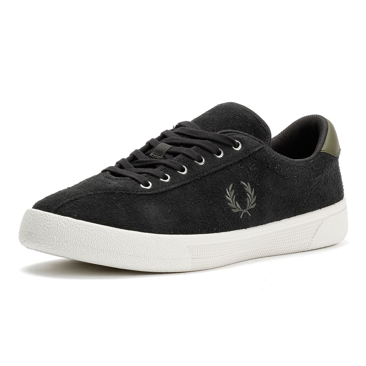 Fred Perry Tennis Shoe Suede Men's Anchor Gray Sneakers