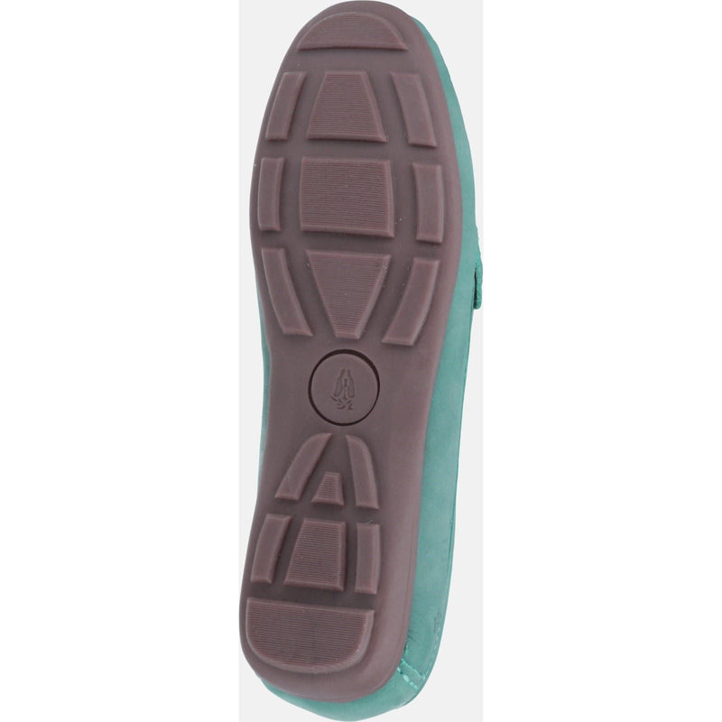 Hush Puppies Maggie Leather Women's Sky Blue Loafers