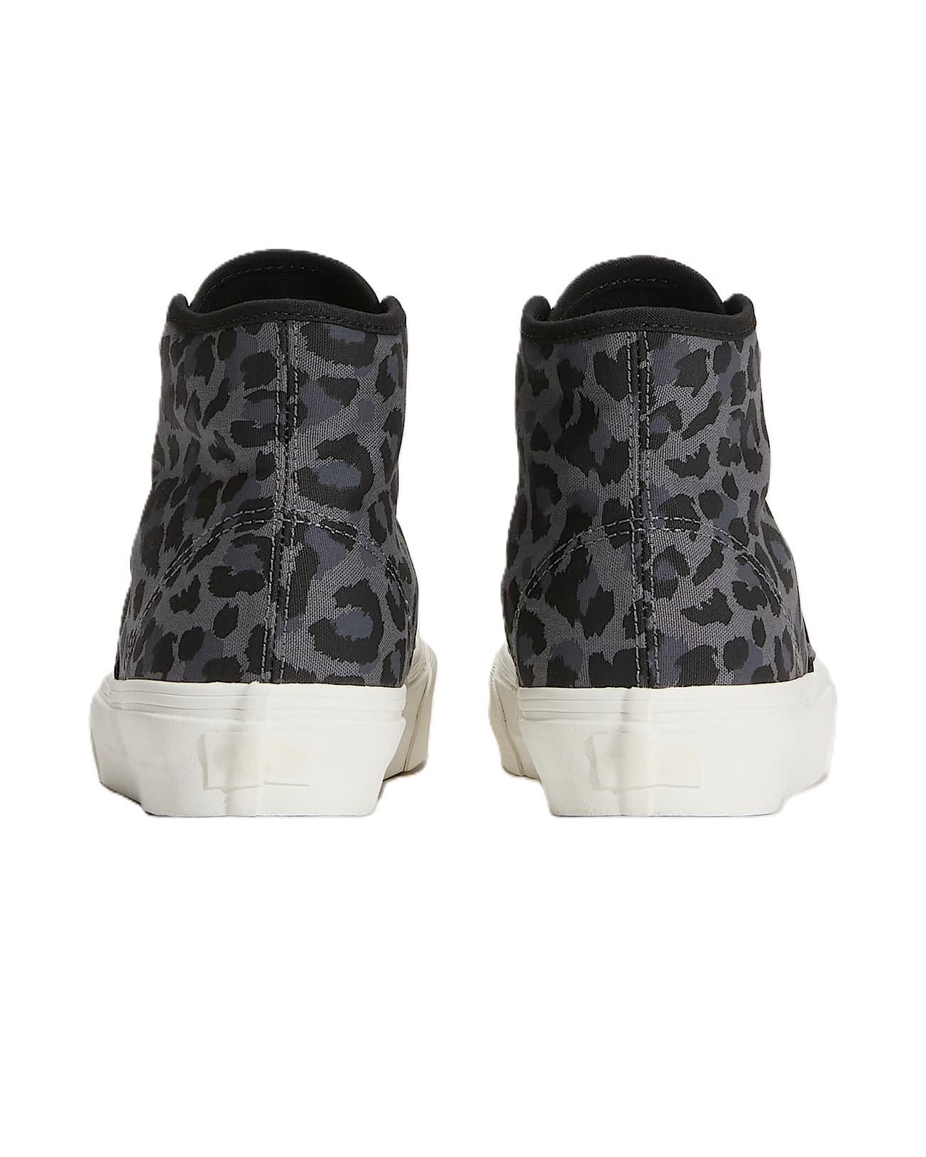 Vans Authentic Hi 2.0 Canvas Women's Leopard Black/Pew Sneakers