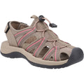 Cotswold Upton Women's Taupe/Pink Sandals