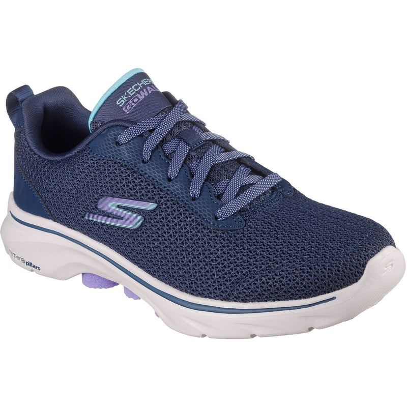 Skechers Go Walk 7 Kaylor Synthetic Women's Navy/Purple Sneakers