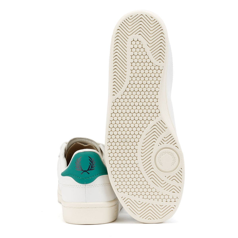 Fred Perry Tennis Cupsole Leather Men's White/Green Sneakers
