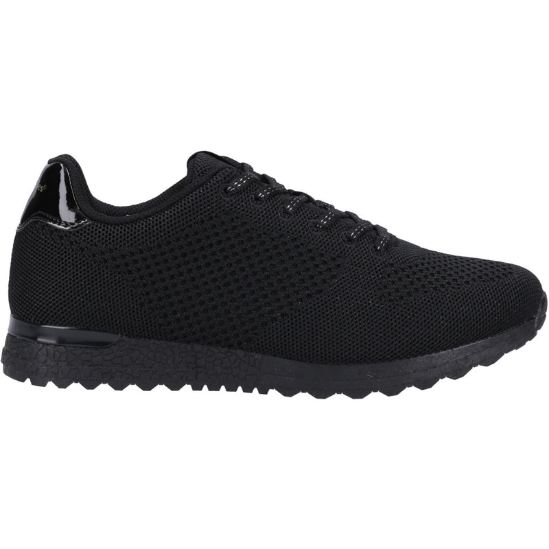 Hush Puppies Katrina Textile Women's Black Sneakers