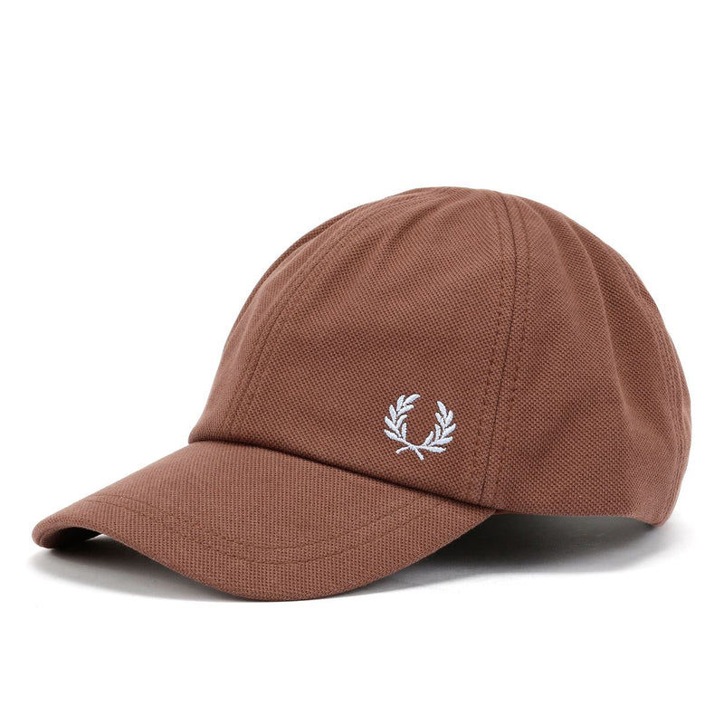 Fred Perry Pique Classic Cotton Brown Caps