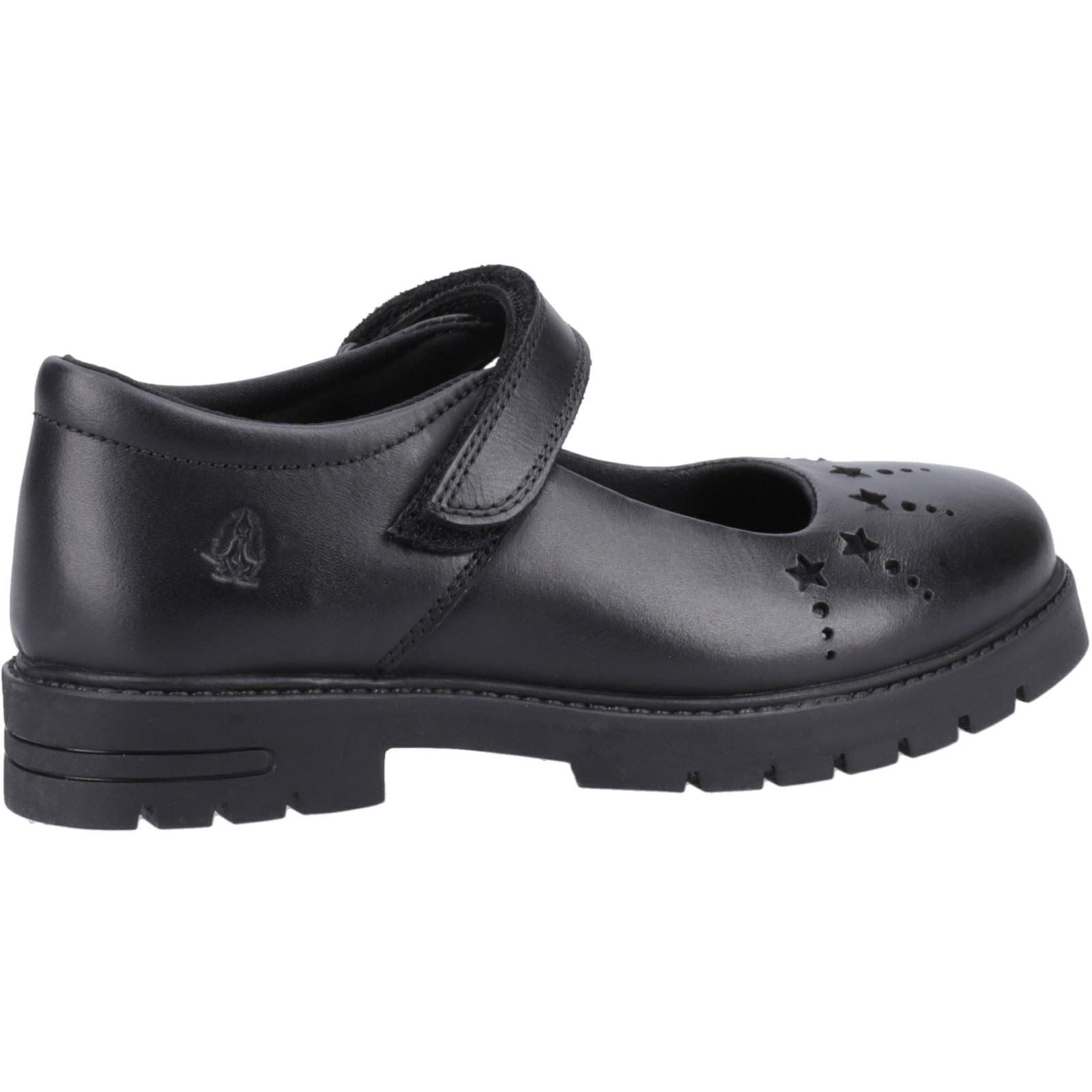 Hush Puppies Sabrina Junior Leather Girls's Black Shoes