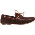 Hush Puppies Reuben Suede Men's Brown Boat Shoes