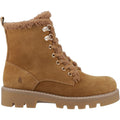 Hush Puppies Aurelia Suede Women's Tan Winter Ankle Boots