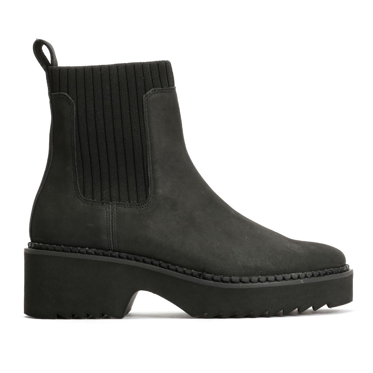 TOMS Millie Nubuck Leather Women's Black Boots