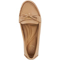 Dune Grovers Wide Fit Leather Women's Camel Moccasins Shoes