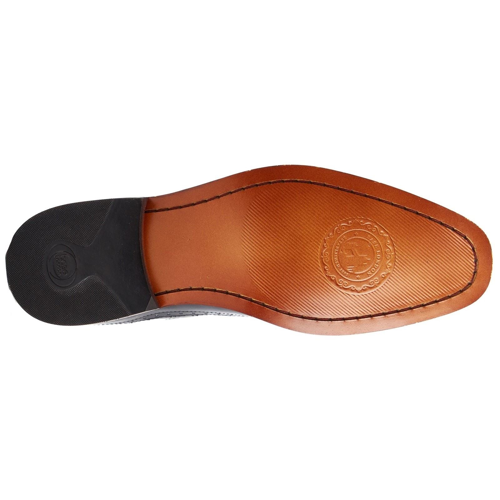 Base London Havisham Leather Men's Navy Derby Shoes