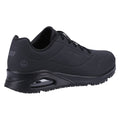Skechers Workwear Work Relaxed Fit: Uno SR - Sutal Men's Black Safety Sneakers