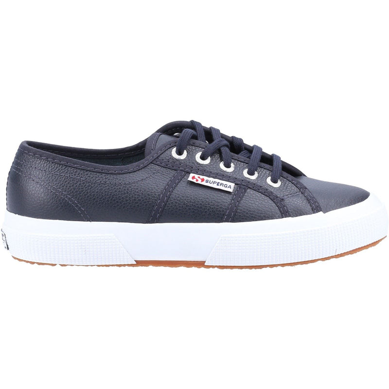 Superga 2750 Leather Women's Blue Navy Sneakers