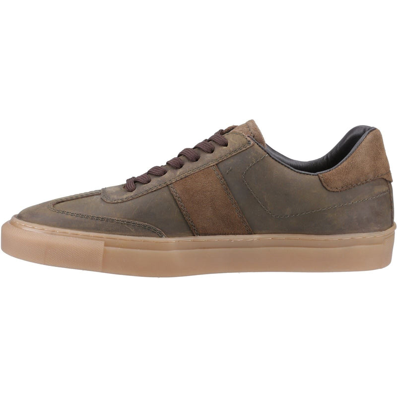 Hush Puppies Riley Suede Men's Khaki Sneakers