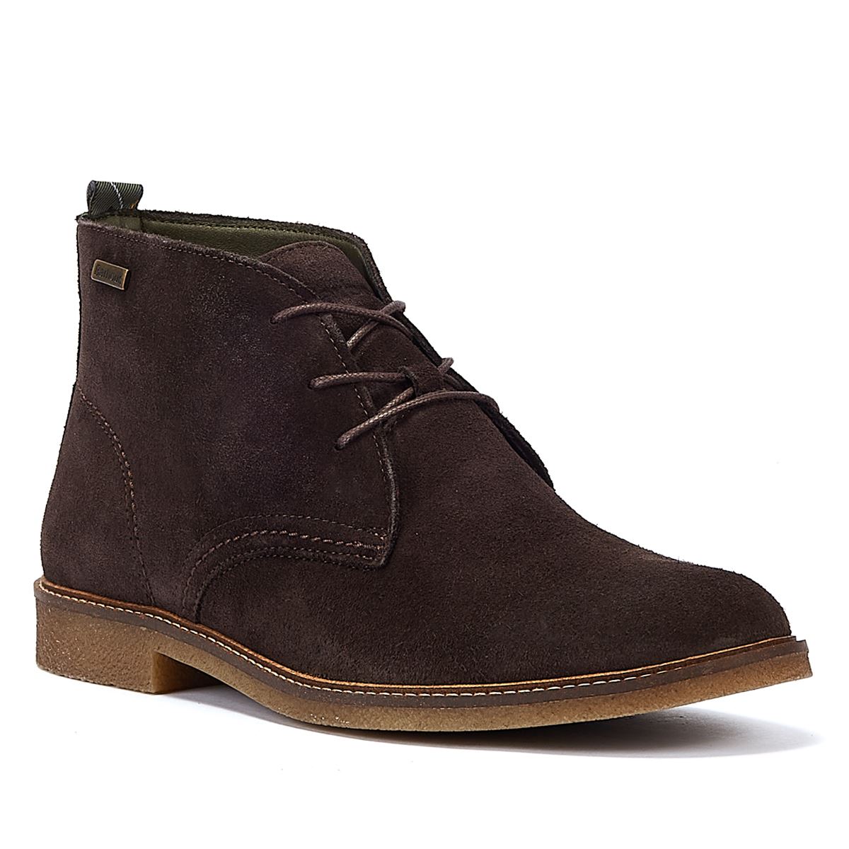 Barbour Sonoran Choco Suede Men's Dark Brown Boots